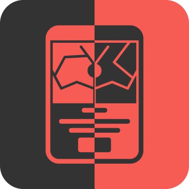 Vektör Mobil simge illüstrasyonu