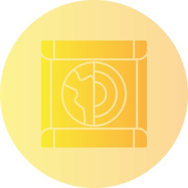 Modern bir simgenin vektör illüstrasyonu