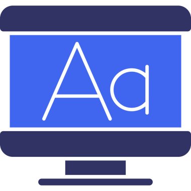 Reklam reklam pazarlama simgesi düz stil