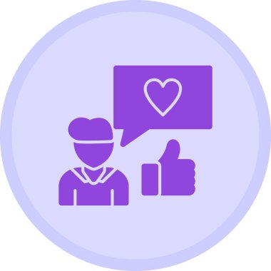 Gibi. Web simgesi basit illüstrasyon