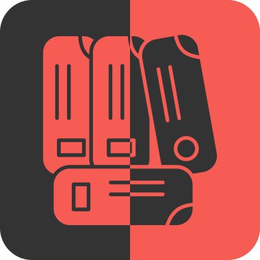 Araba motoru simgesi. vektör illüstrasyonu