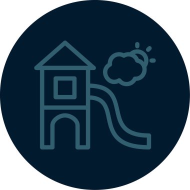 Bir bebeğin vektör illüstrasyonu