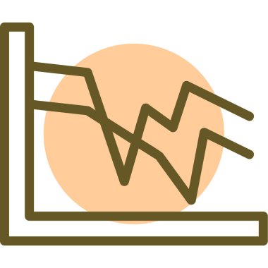 Modern bir simgenin vektör illüstrasyonu