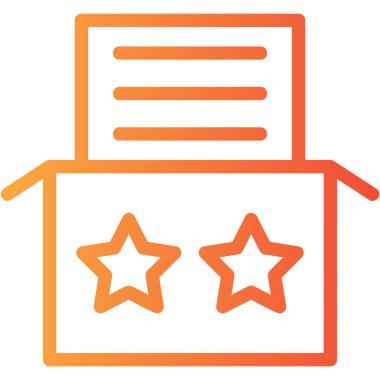 derecelendirme simgesi modern vektör illüstrasyonu