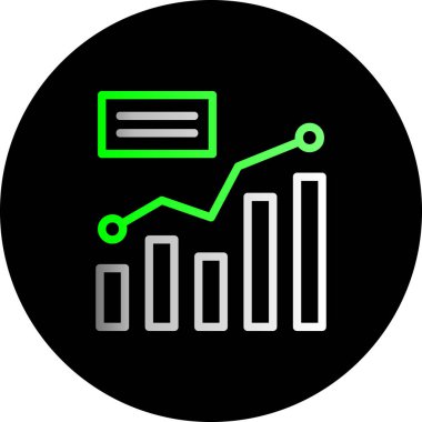 vektör pasta çizelgesi simgesi