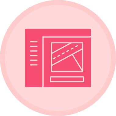 seo modern simgesinin vektör illüstrasyonu