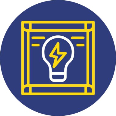 Enerji simgesinin vektör illüstrasyonu