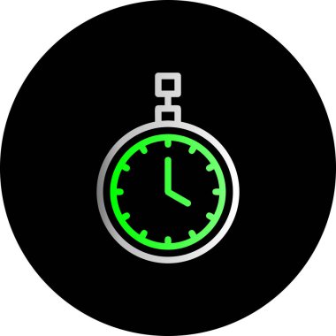 Saatin vektör illüstrasyonu