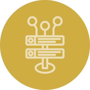 Modern simgenin vektör illüstrasyonu