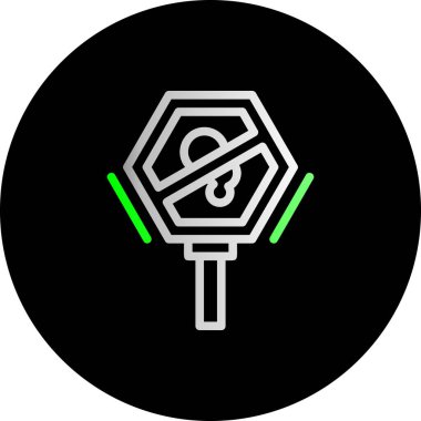 Bir b eksikliği simgesinin vektör çizimi