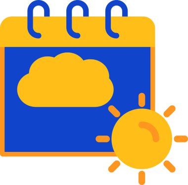 hava durumu web simgesi vektör illüstrasyonu