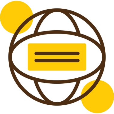 küresel ağ. Basit tasarım