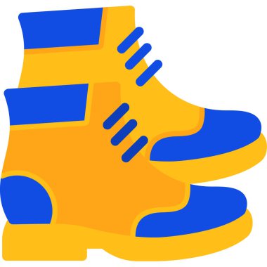 Ayakkabılar. Web simgesi basit illüstrasyon