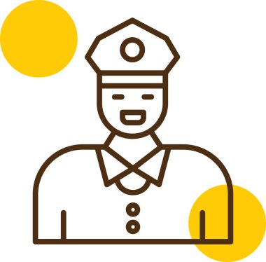 Bir adamın vektör illüstrasyonu