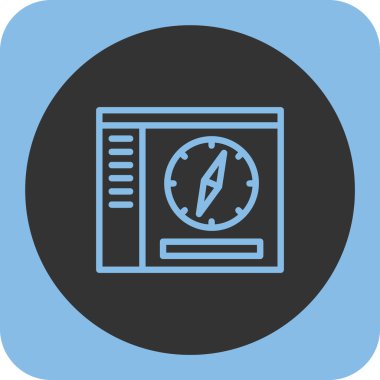 Modern b 'nin vektör gösterimi simgesiz saat