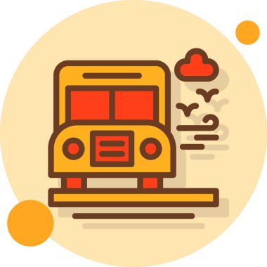 tren. Web simgesi basit illüstrasyon