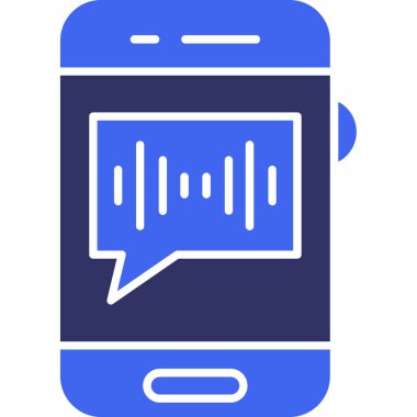 Sohbet simgesi vektör illüstrasyonu