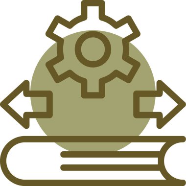 dişli simgesi vektör illüstrasyonu