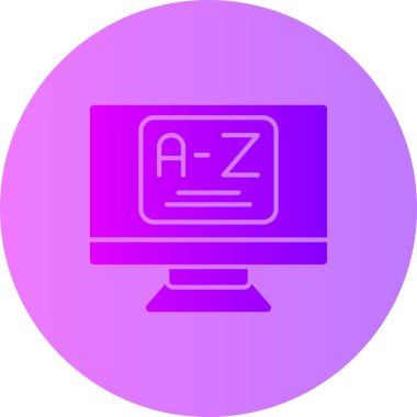 Seo web simgesinin vektör illüstrasyonu