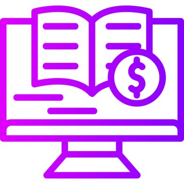 kitap simgesi, vektör illüstrasyonu