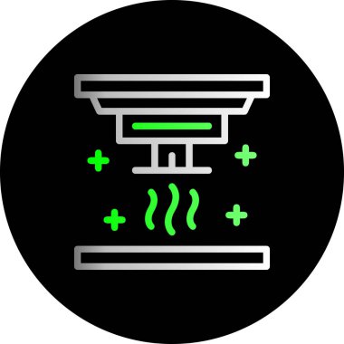 Modern bir simgenin vektör illüstrasyonu