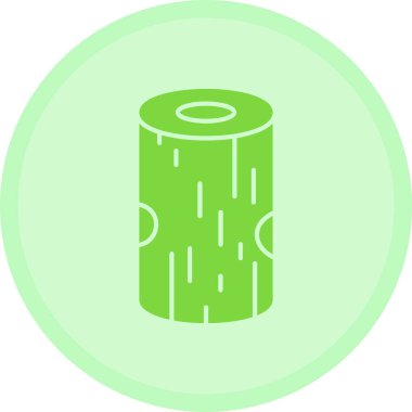 Beyaz arka planda yeşil namlu, illüstrasyon, vektör.