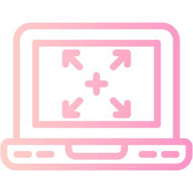 bilgisayar simgesi vektör illüstrasyonu