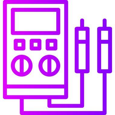 elektronik telefon simgesi, vektör illüstrasyonu