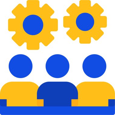 İş adamları takım simgesi iş yönetimi kategorisinde