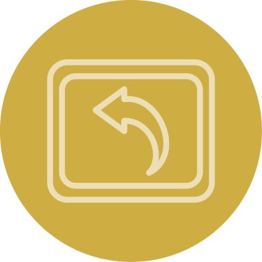 ok vektörü simgesi düz simgesi