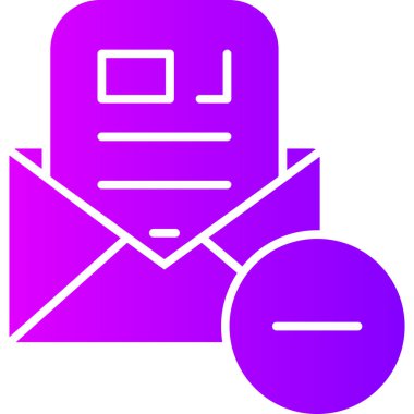 e-posta simgesi ana hat biçiminde