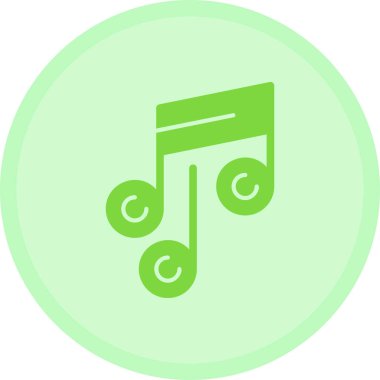 Müzik simgesinin vektör illüstrasyonu