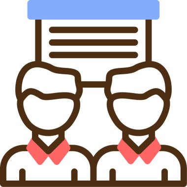 avatar. Web simgesi vektör illüstrasyonu