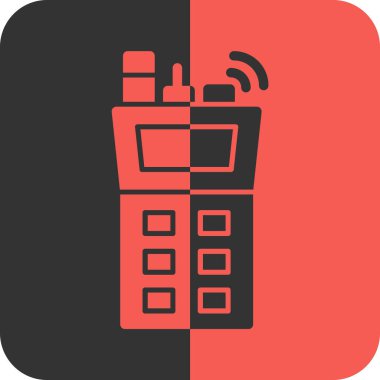 atm düz vektör simgesi