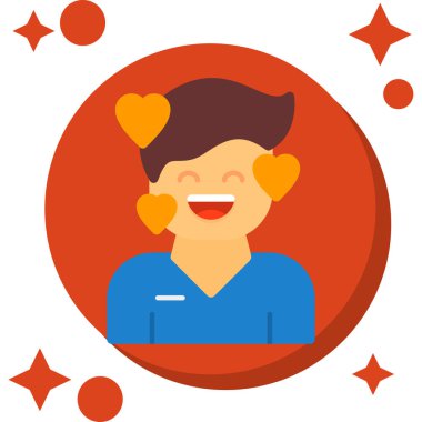 Mutlu Sevgililer günü simgesi