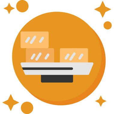 fırın ekmek fırını simgesi düz stil