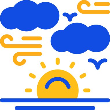 hava simgesi vektör illüstrasyonu