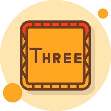 Modern bir simgenin vektör illüstrasyonu