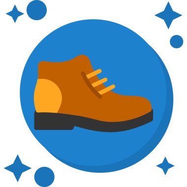 Ayakkabılar. Web simgesi basit illüstrasyon