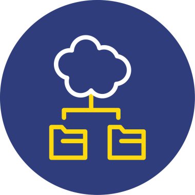 vektör bulut bilgi işlem simgesi