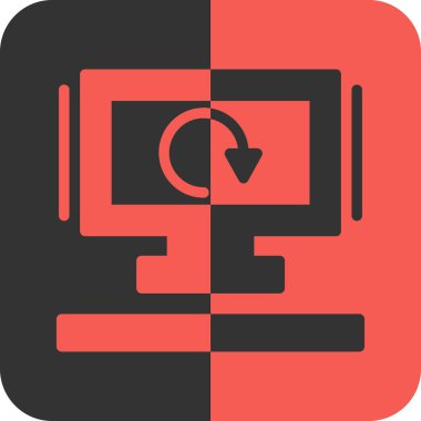 Modern simgenin vektör illüstrasyonu