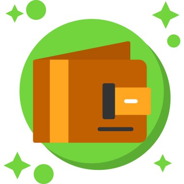 Çanta. Web simgesi basit illüstrasyon