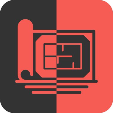 bir tabletin vektör simgesi