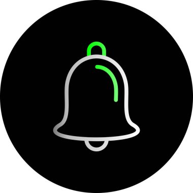 Çan vektör simgesi modern basit vektör illüstrasyonu