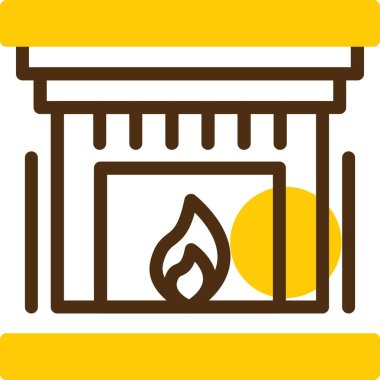 Modern b 'nin vektör illüstrasyonu ikon ateşinden yoksun. ateş