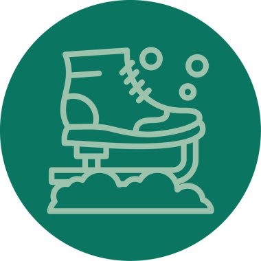 Yeşil ve mavi arkaplanın vektör çizimi