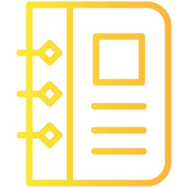 kitap web simgesi vektör illüstrasyonu