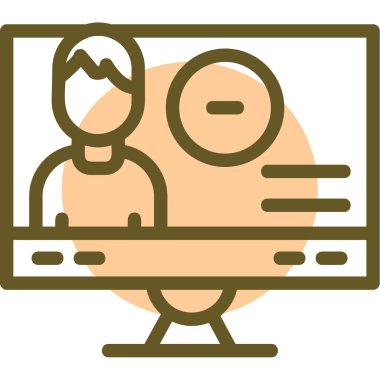 Video konferansı. Basit resimleme