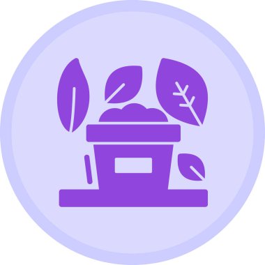 bitki simgesi vektör illüstrasyonu