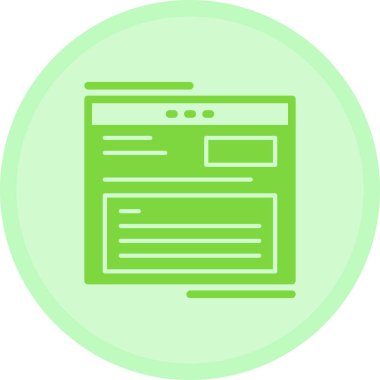 Web modern simgesinin vektör illüstrasyonu